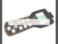 0.1-0.4mm clavier à membrane personnalisé avec graphiques et mise en page personnalisés