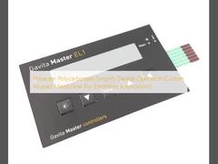 Polycarbonate de polyester pour simplifier le fonctionnement du dispositif Membrane de clavier personnalisé pour applications électroniques